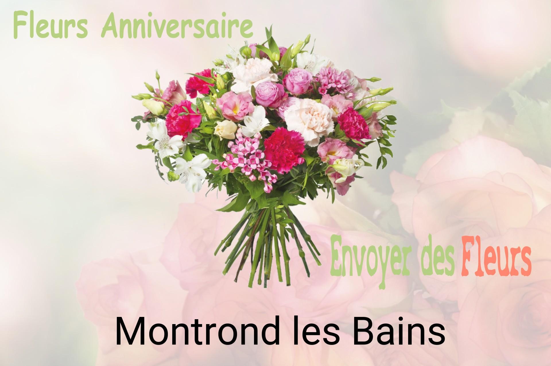 Bouquet de fleurs d’anniversaire livré à Montrond-les-Bains