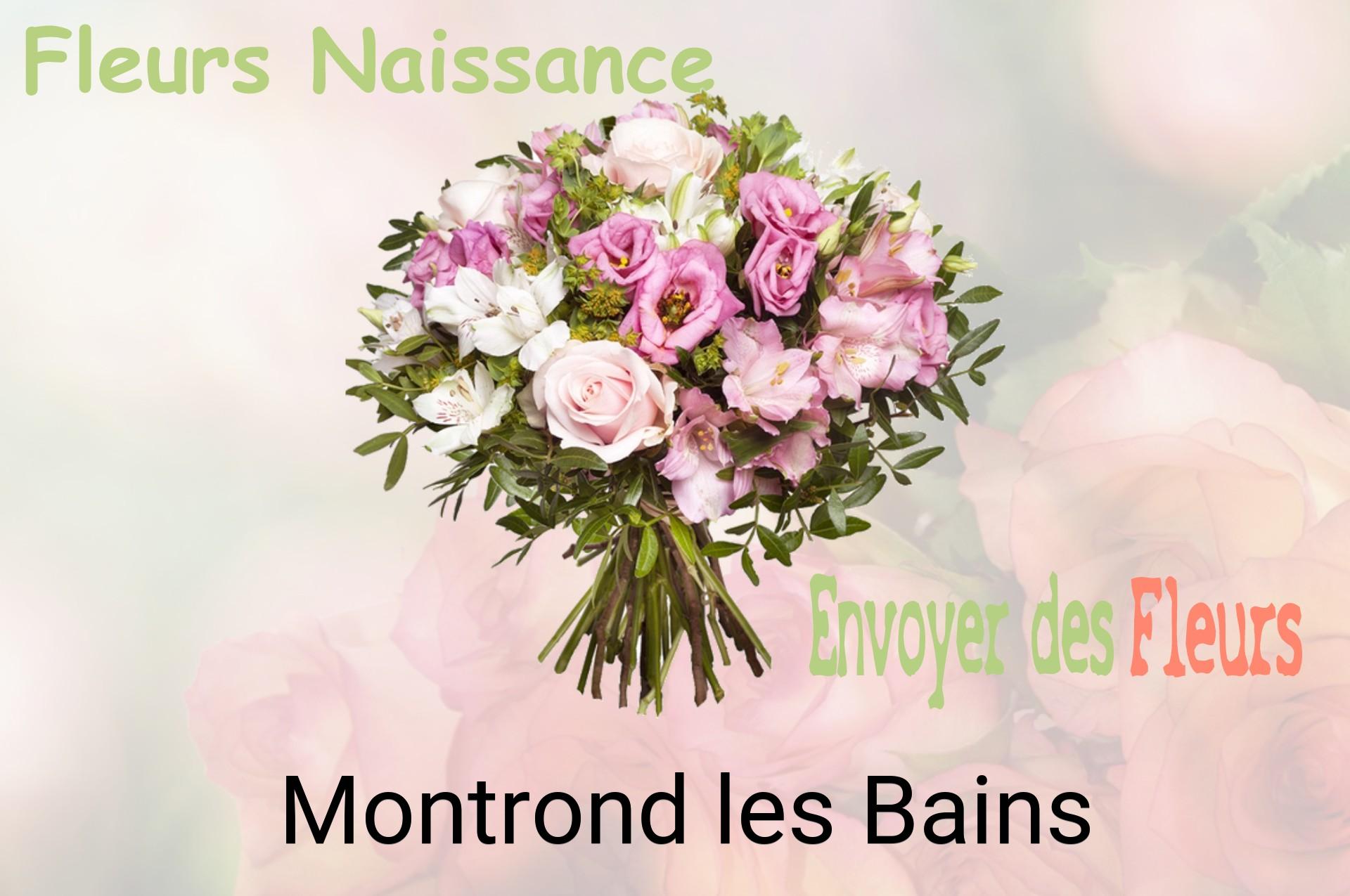 Bouquet de fleurs de naissance livré à Montrond-les-Bains